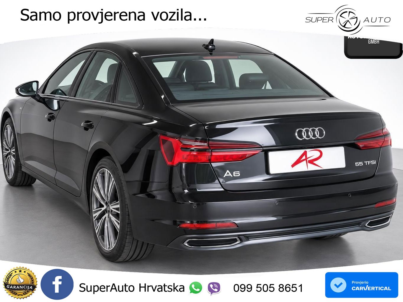 Audi A6 55 TFSI V6 (340 KS) quattro S tronic S line LED+GR SJED+ACC