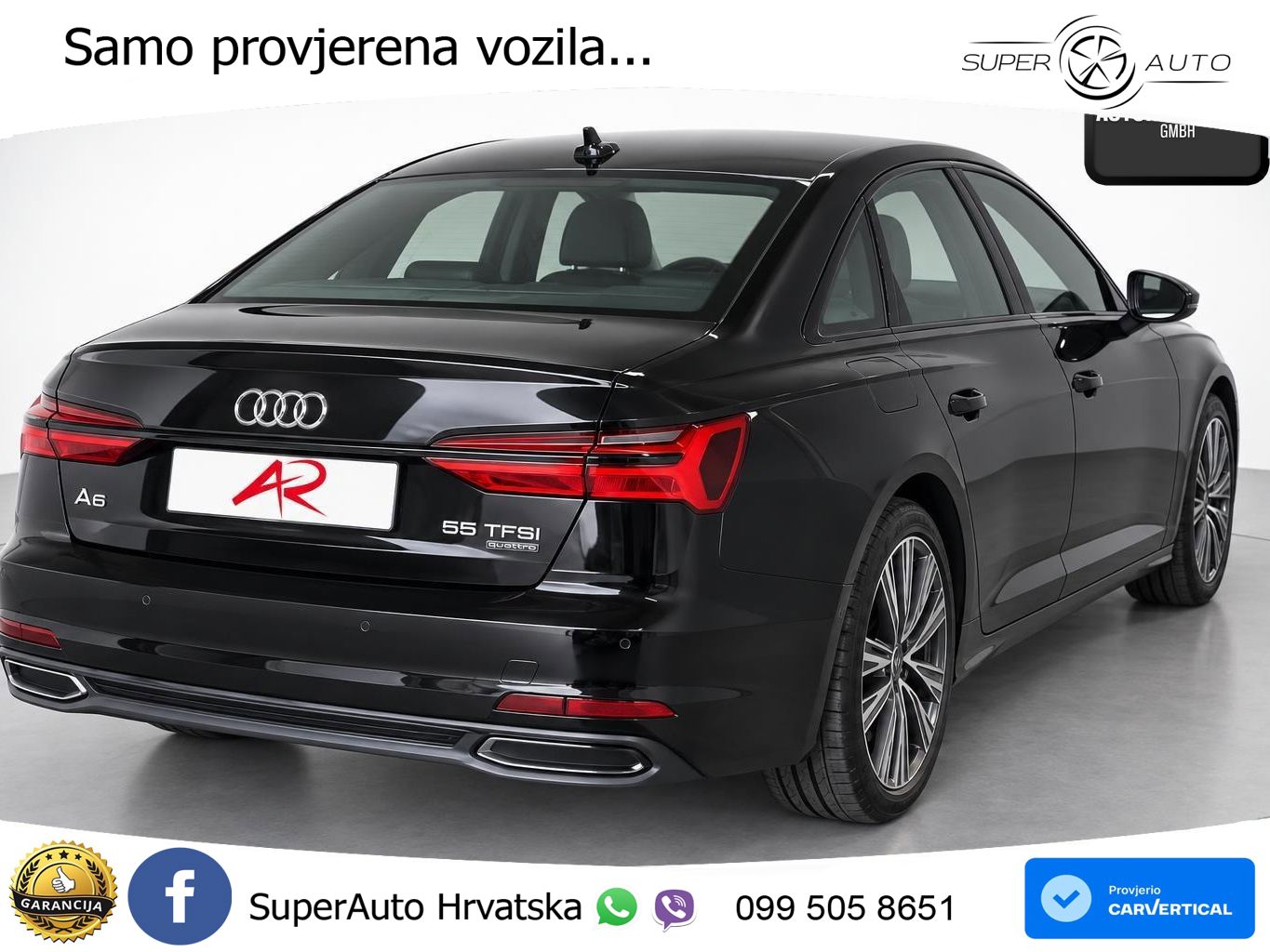 Audi A6 55 TFSI V6 (340 KS) quattro S tronic S line LED+GR SJED+ACC