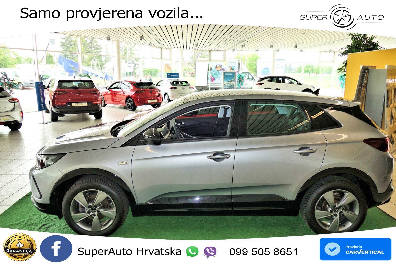 Opel Grandland 1.2i Turbo (130 KS) Automatic GS LED+GR SJED+ACC