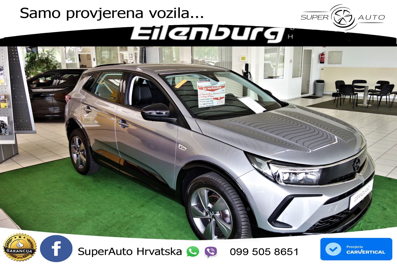 Opel Grandland 1.2i Turbo (130 KS) Automatic GS LED+GR SJED+ACC