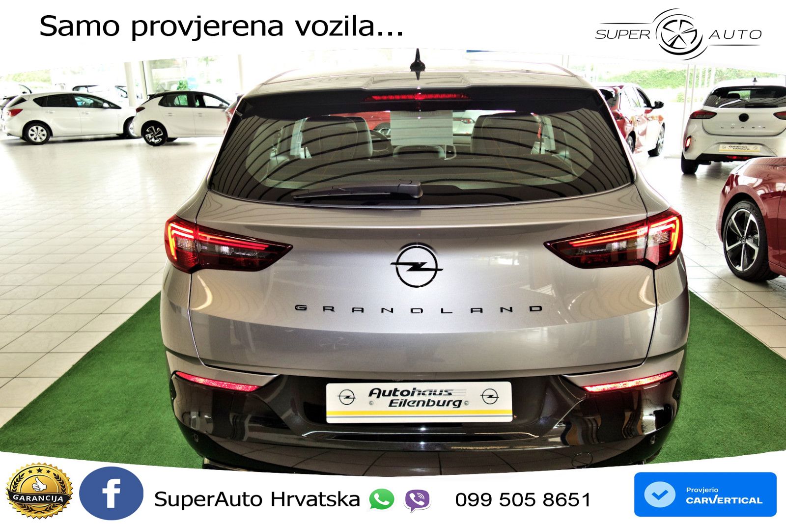 Opel Grandland 1.2i Turbo (130 KS) Automatic GS LED+GR SJED+ACC