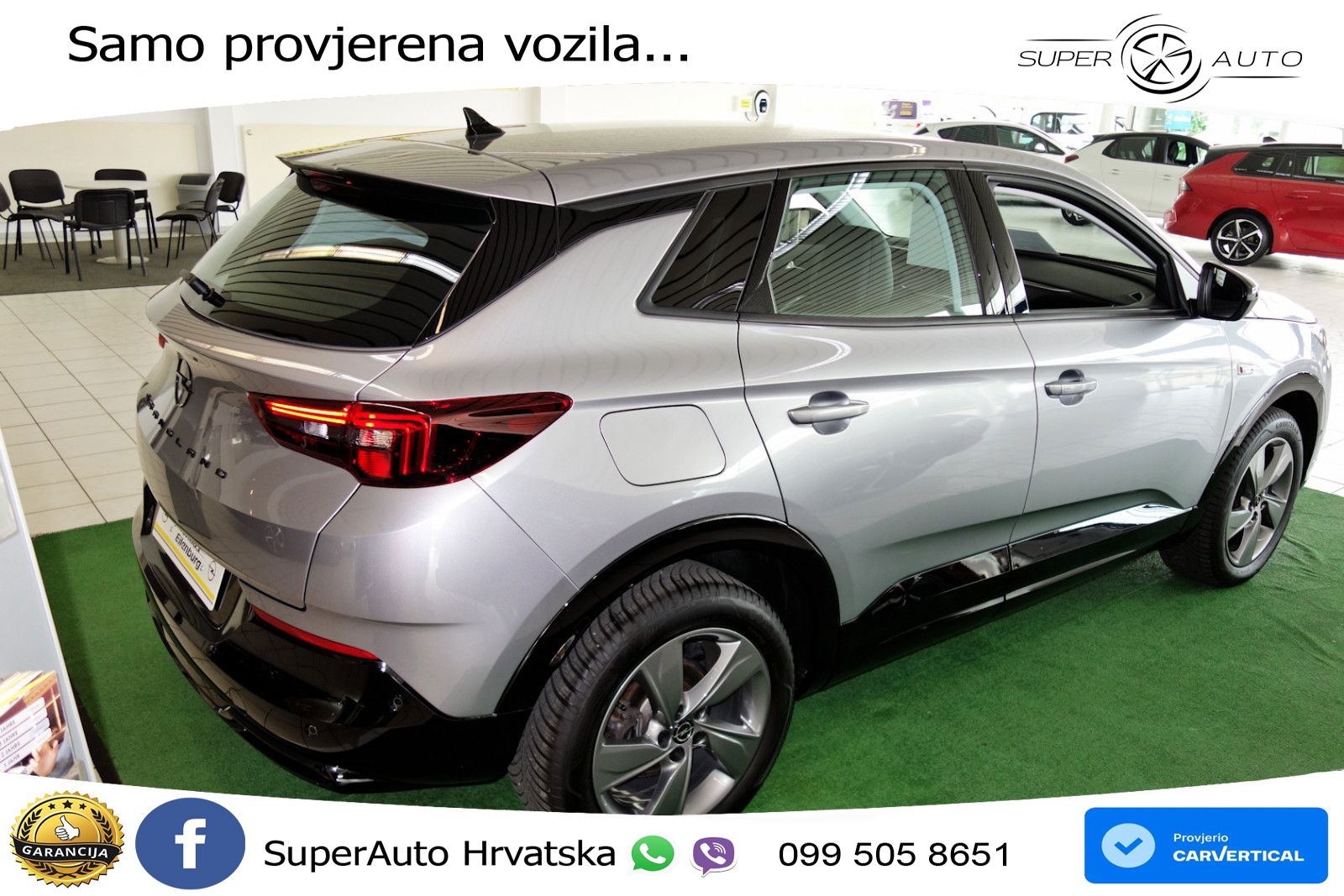 Opel Grandland 1.2i Turbo (130 KS) Automatic GS LED+GR SJED+ACC