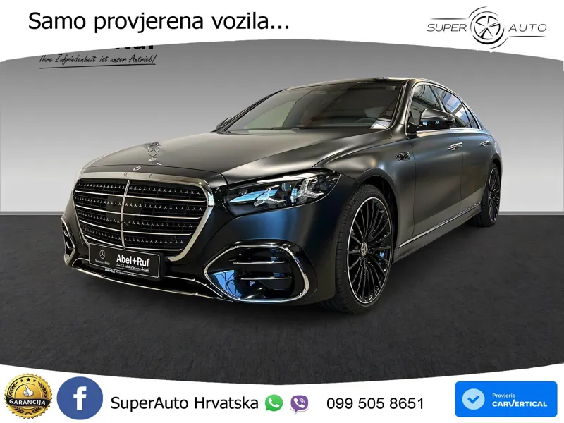 Mercedes S 580 V8 (537 KS) EQ Boost 4MATIC 9G-TRONIC AMG ACC+HEAD+4xGR SJED+360+PANO