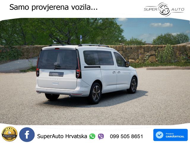 Volkswagen Caddy Maxi 2.0 TDI SCR DSG Energy Heckausschnitt 102 KS