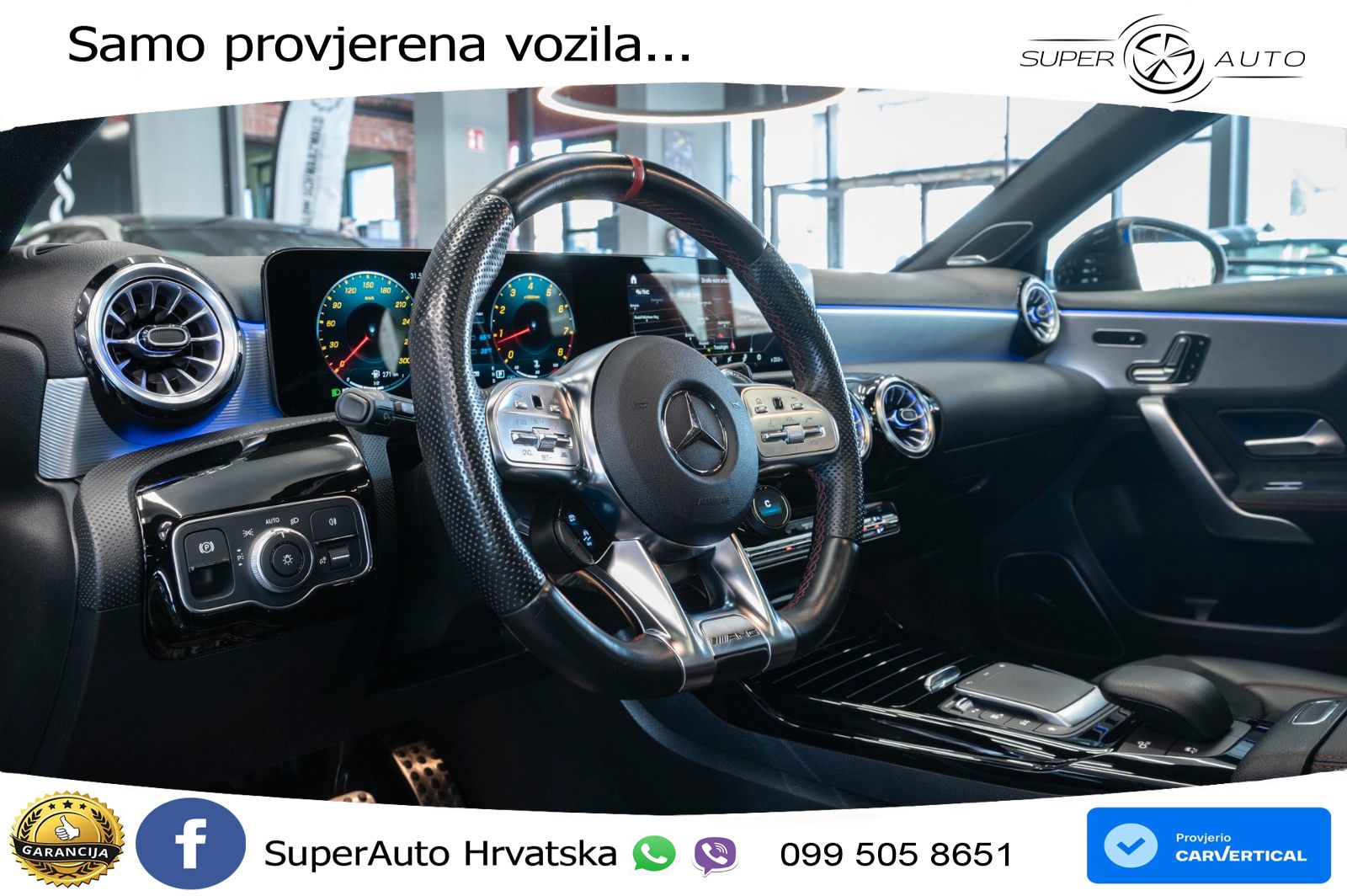 Mercedes-Benz AMG A 45 S 4MATIC+ AMG SPEEDSHIFT DCT 8G ACC+HEAD+GR SJED+360+PANO