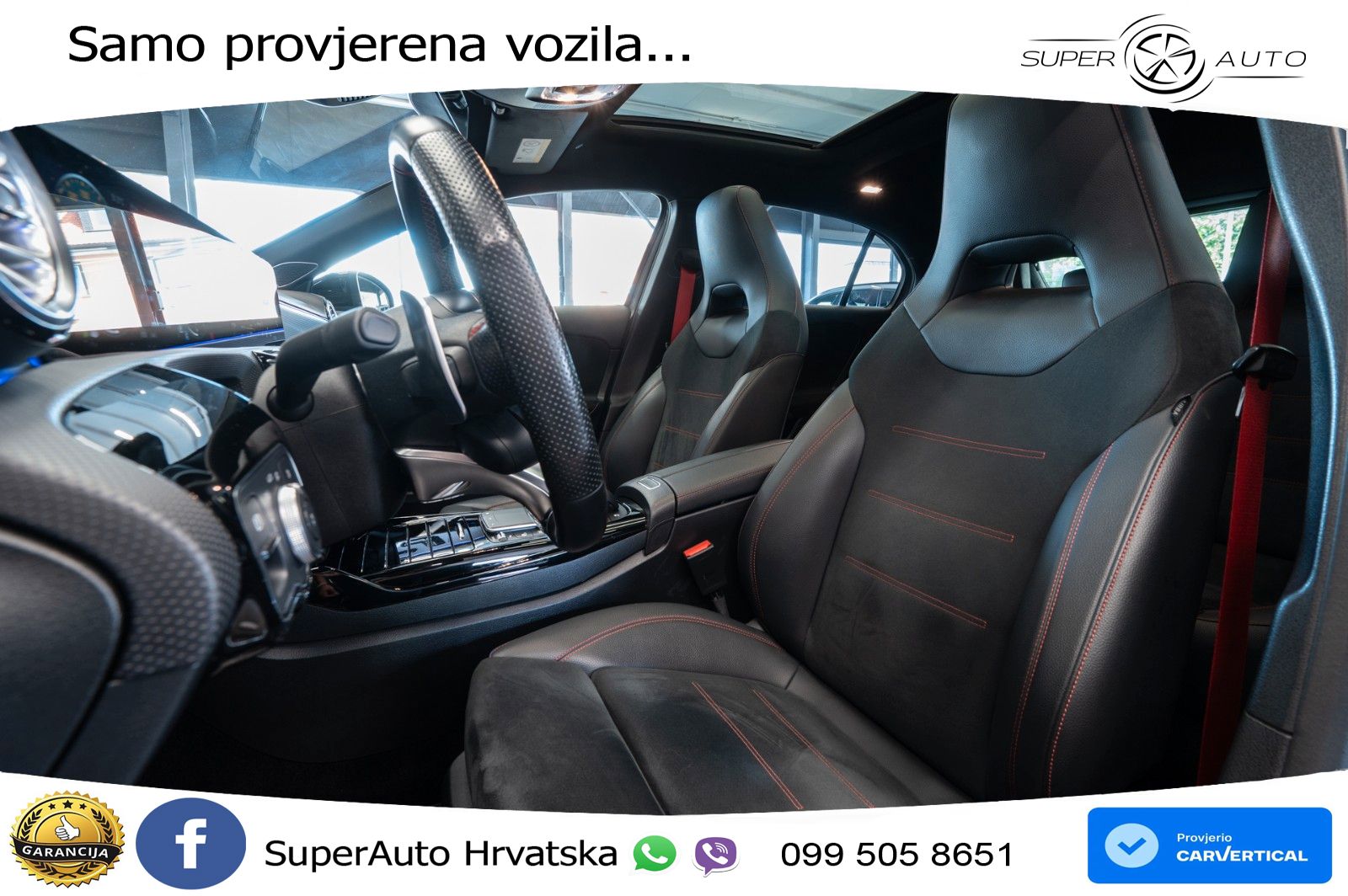 Mercedes-Benz AMG A 45 S 4MATIC+ AMG SPEEDSHIFT DCT 8G ACC+HEAD+GR SJED+360+PANO
