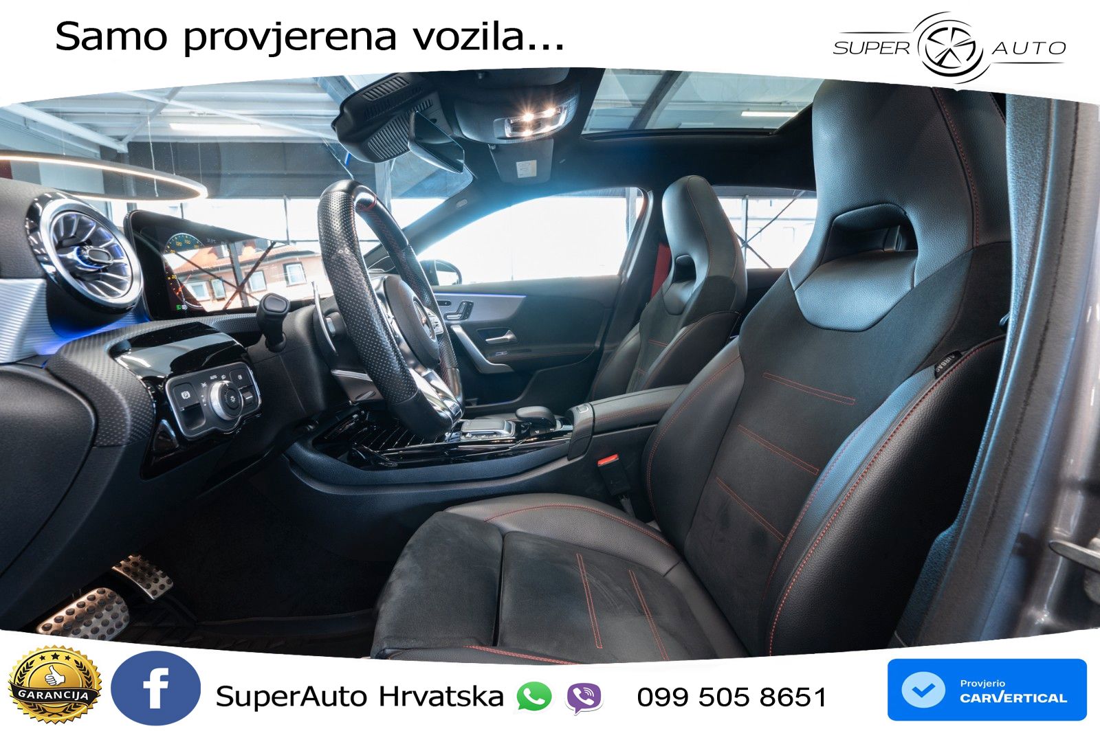 Mercedes-Benz AMG A 45 S 4MATIC+ AMG SPEEDSHIFT DCT 8G ACC+HEAD+GR SJED+360+PANO