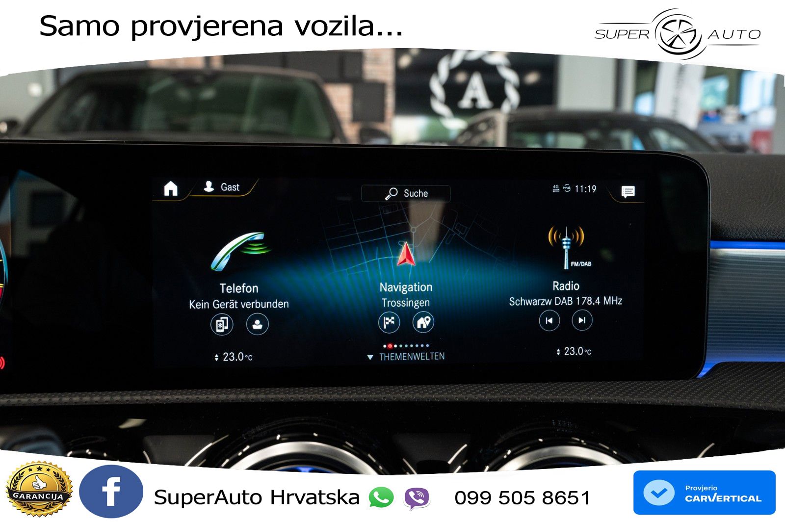 Mercedes-Benz AMG A 45 S 4MATIC+ AMG SPEEDSHIFT DCT 8G ACC+HEAD+GR SJED+360+PANO