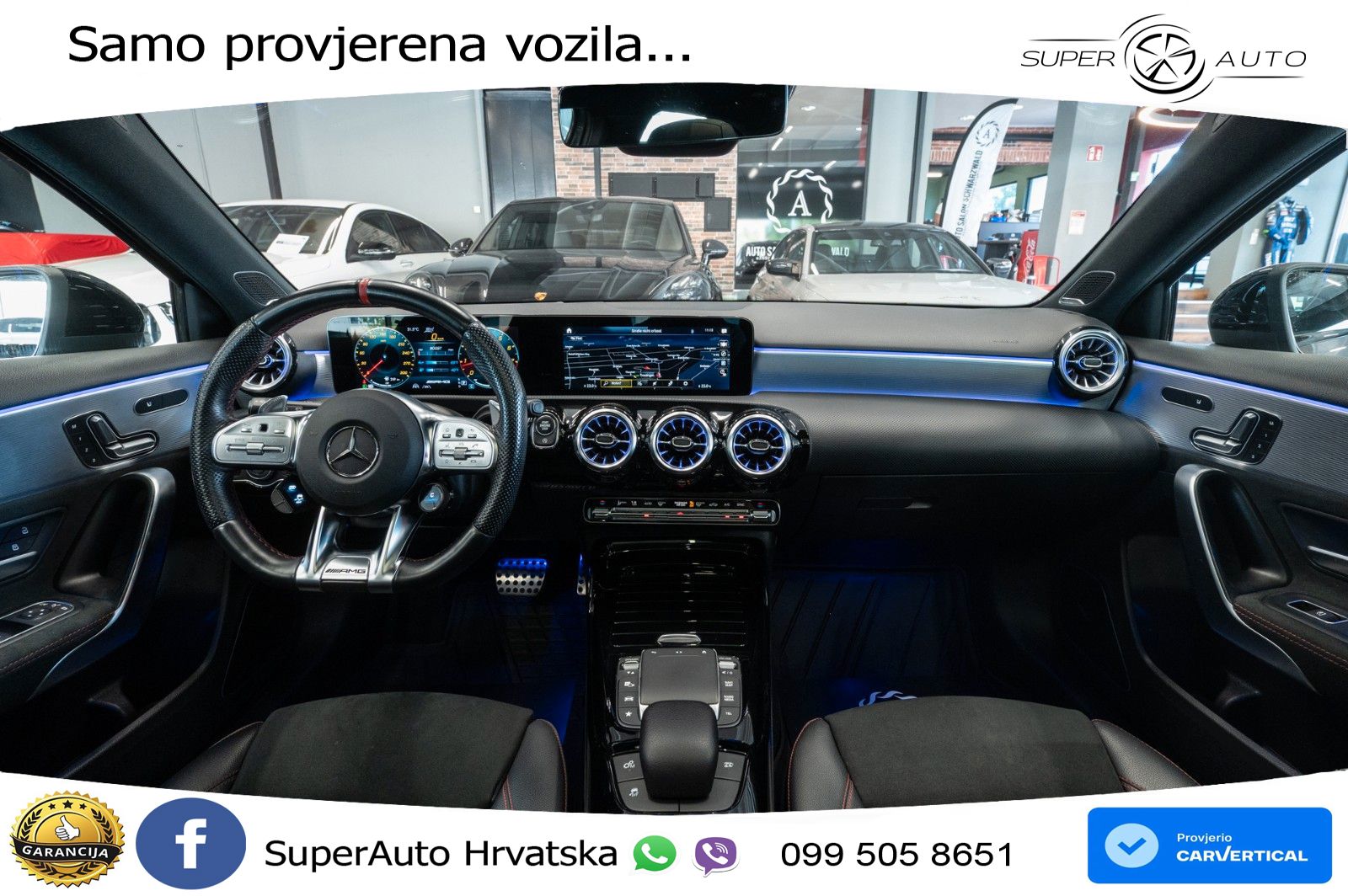 Mercedes-Benz AMG A 45 S 4MATIC+ AMG SPEEDSHIFT DCT 8G ACC+HEAD+GR SJED+360+PANO