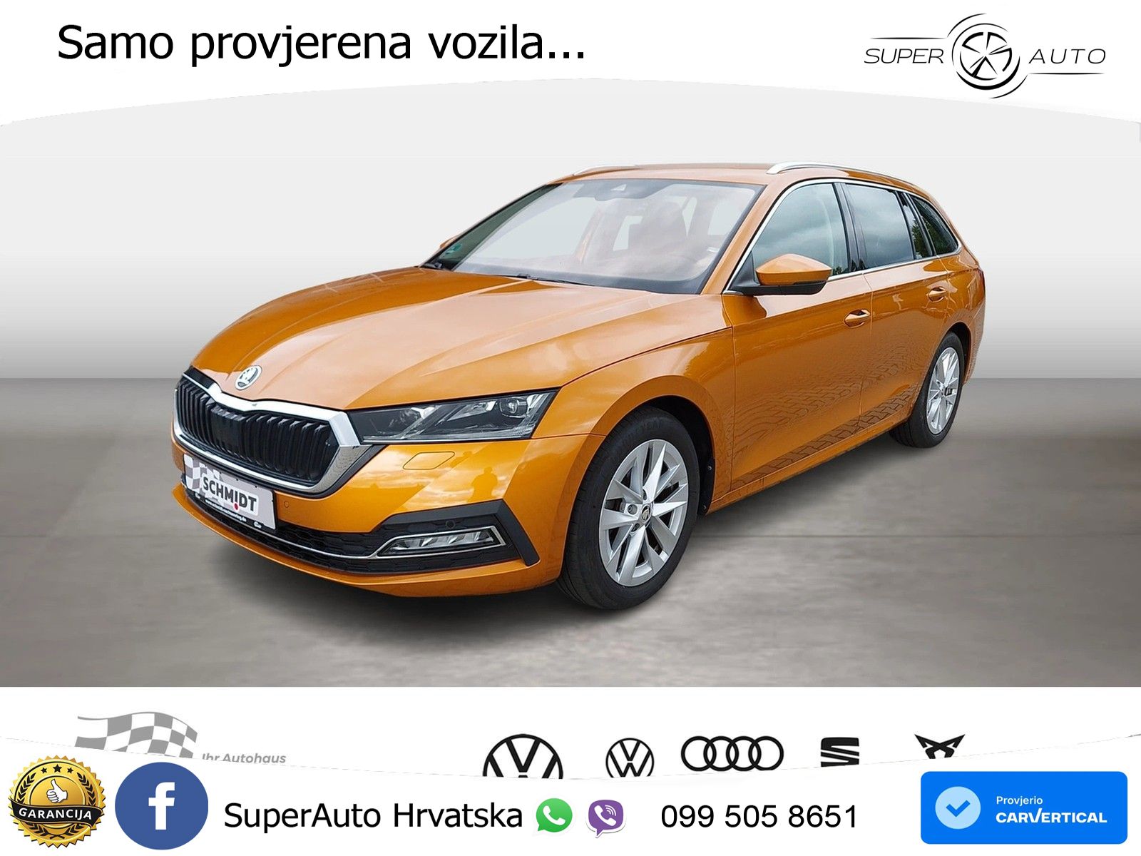Škoda Octavia Combi 2.0 TDI (150 KS) DSG LED+GR SJED+ACC