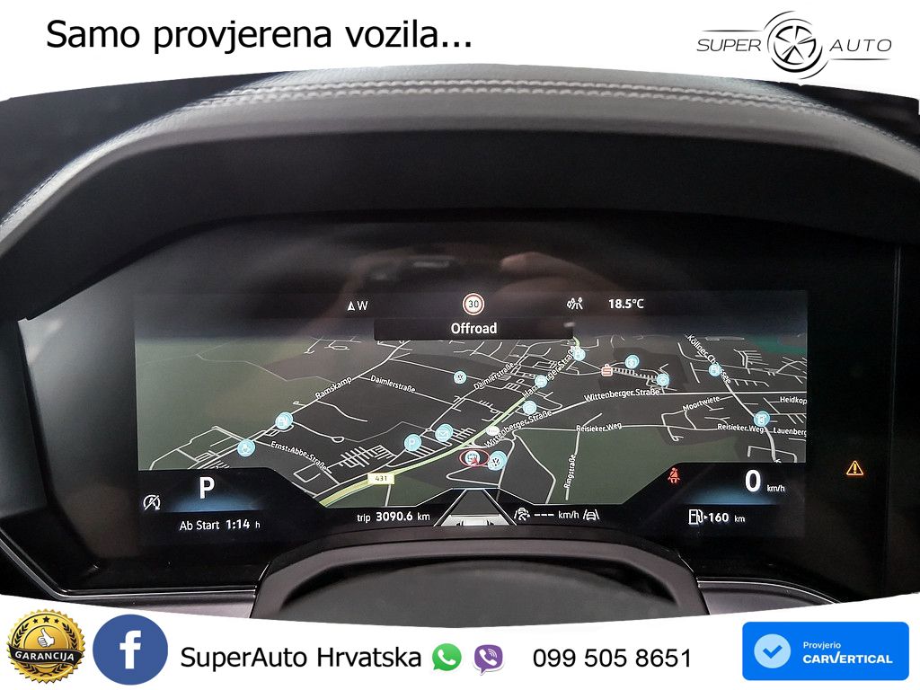Volkswagen Touareg 3.0 V6 TDI (286 KS) 4MOTION Tiptronic ZRAČNI+ACC+GR SJED+KAM+PANO