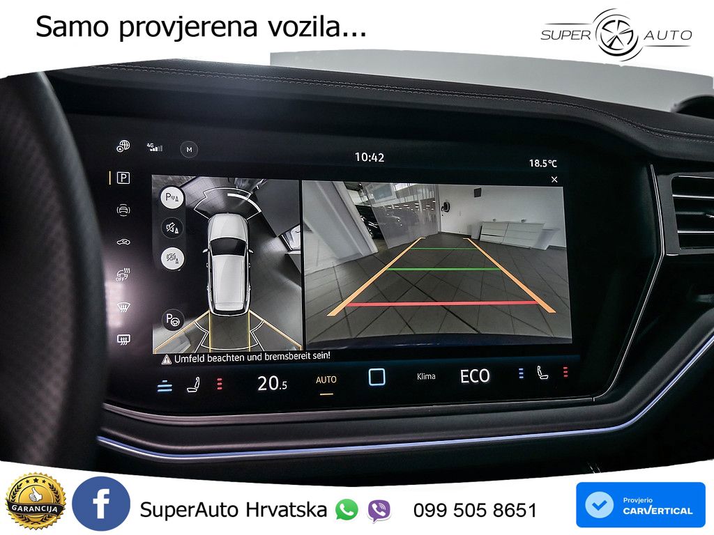 Volkswagen Touareg 3.0 V6 TDI (286 KS) 4MOTION Tiptronic ZRAČNI+ACC+GR SJED+KAM+PANO