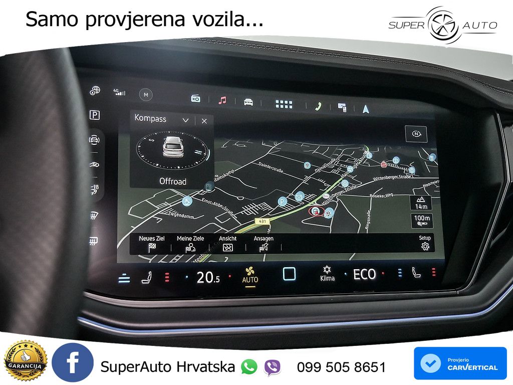 Volkswagen Touareg 3.0 V6 TDI (286 KS) 4MOTION Tiptronic ZRAČNI+ACC+GR SJED+KAM+PANO