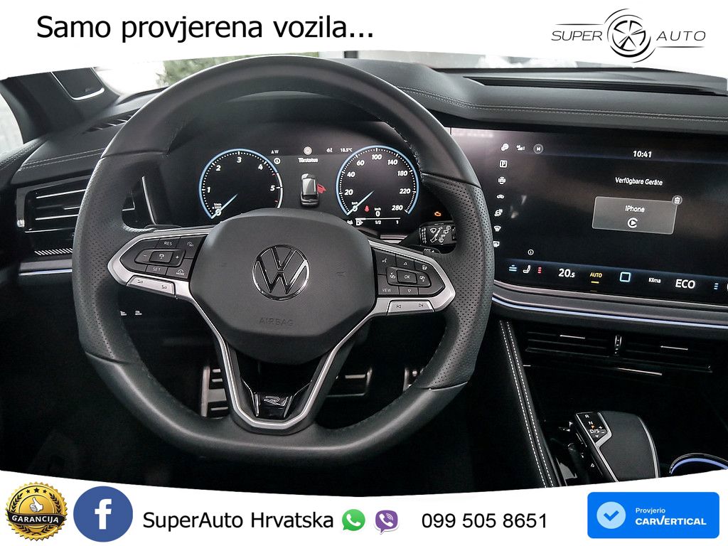 Volkswagen Touareg 3.0 V6 TDI (286 KS) 4MOTION Tiptronic ZRAČNI+ACC+GR SJED+KAM+PANO