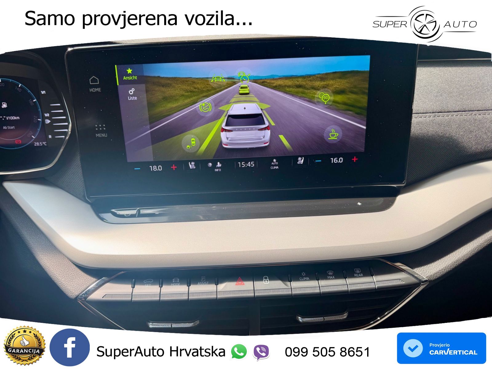 Škoda Octavia Combi 2.0 TDI (150 KS) DSG LED+GR SJED+ACC