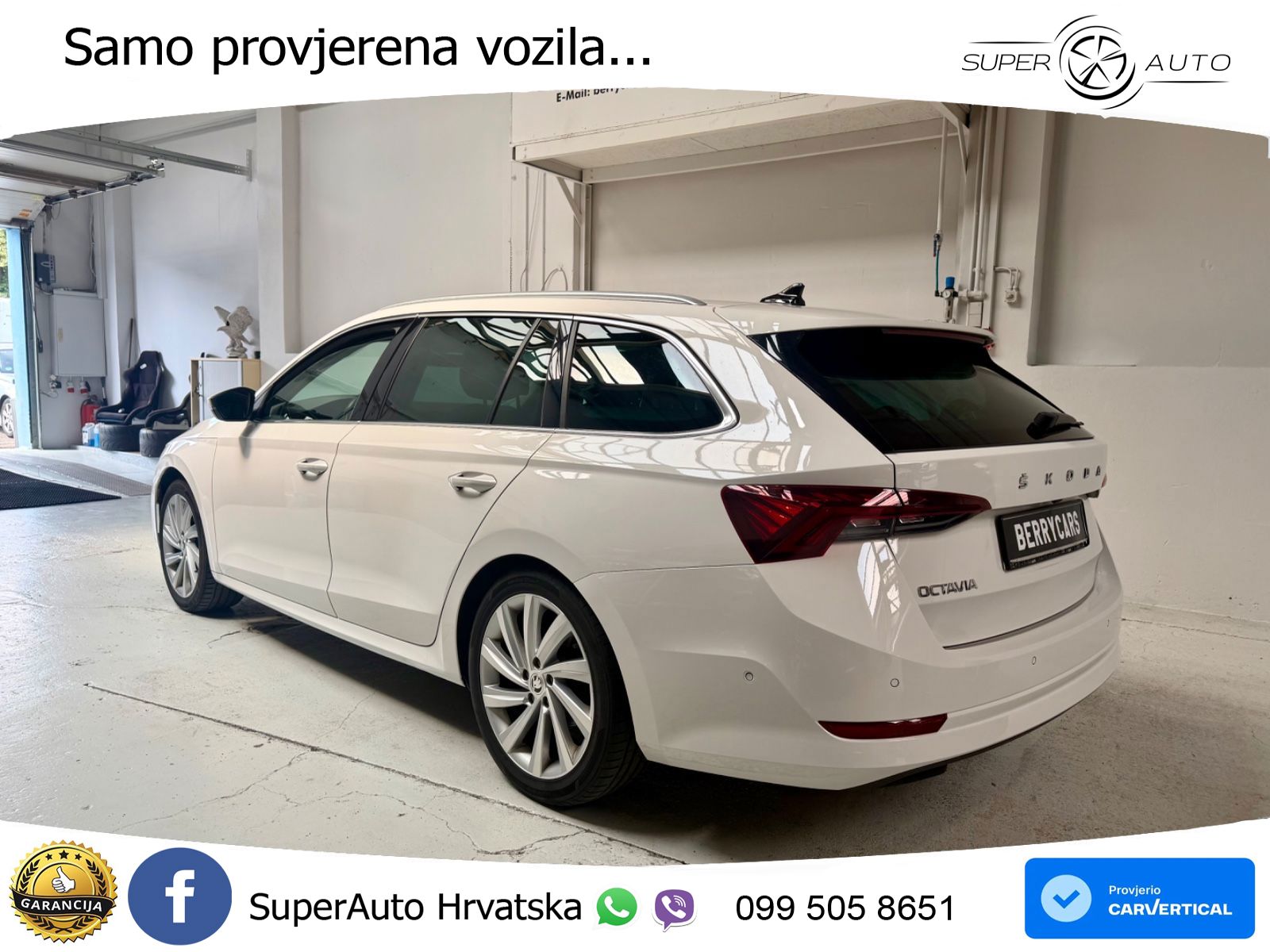 Škoda Octavia Combi 2.0 TDI (150 KS) DSG LED+GR SJED+ACC