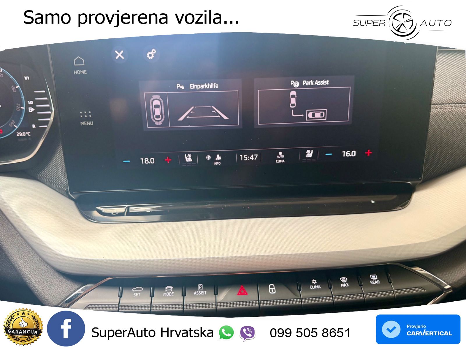 Škoda Octavia Combi 2.0 TDI (150 KS) DSG LED+GR SJED+ACC