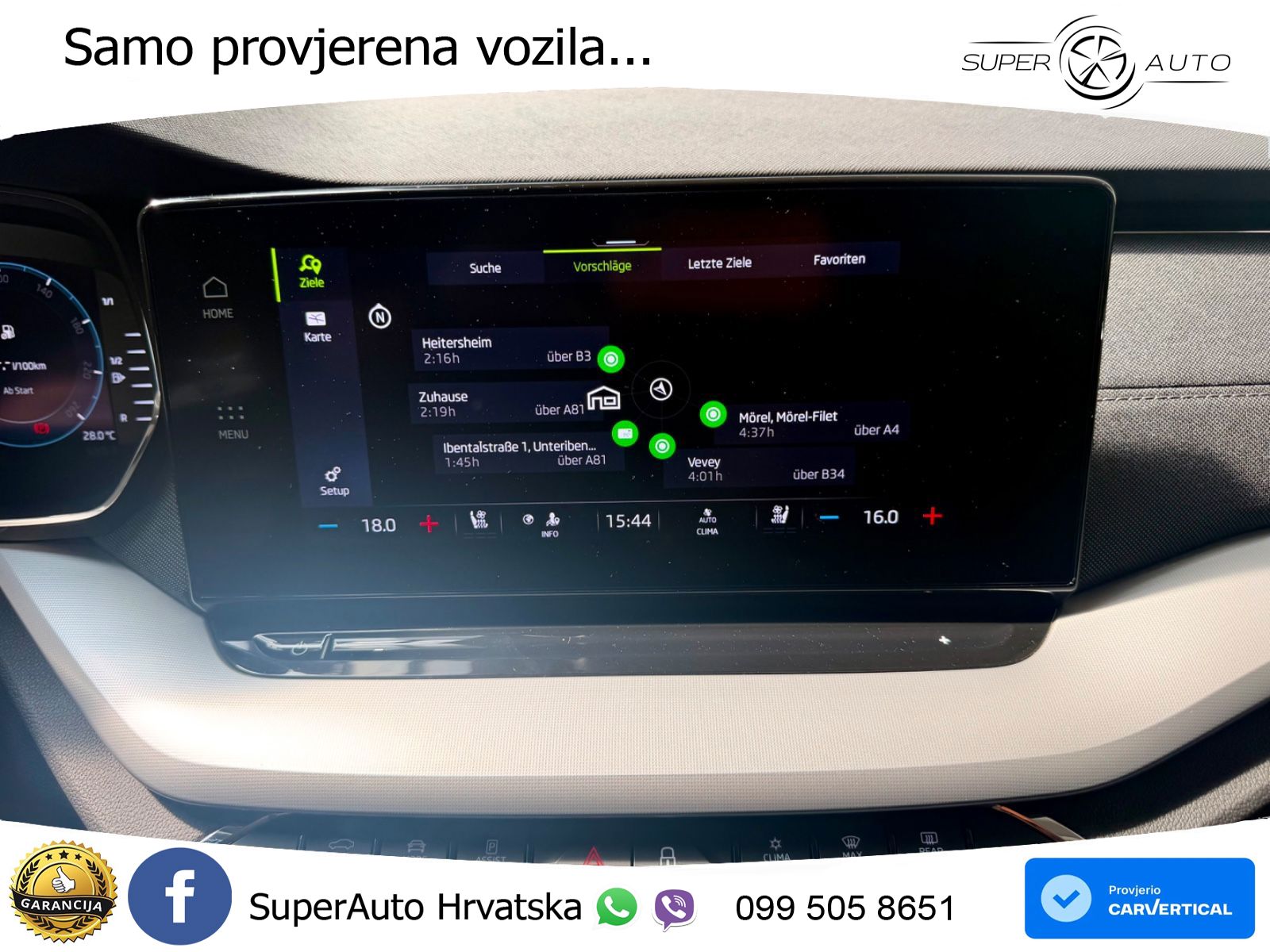 Škoda Octavia Combi 2.0 TDI (150 KS) DSG LED+GR SJED+ACC