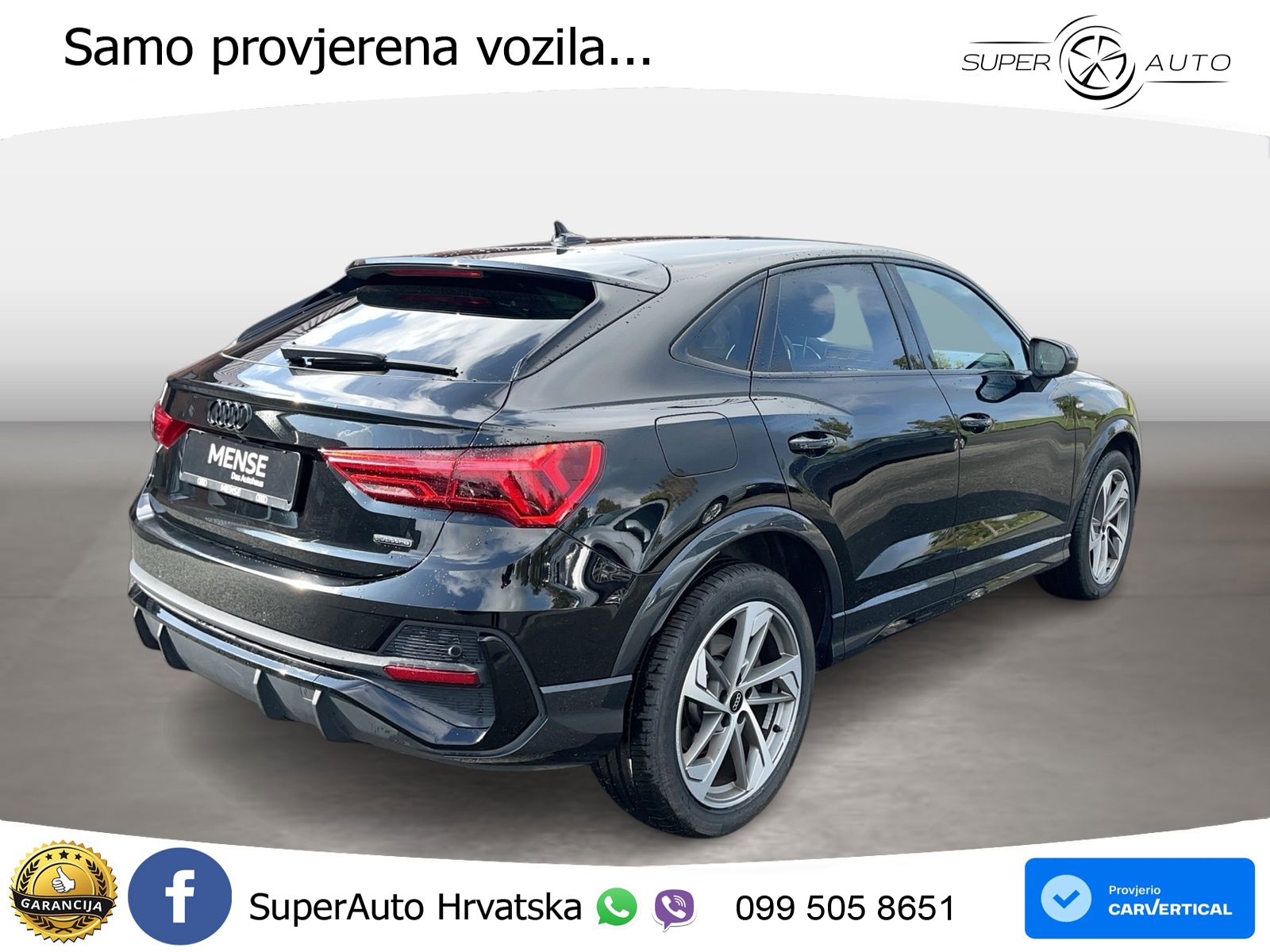 Audi Q3 Sportback 40 TDI (200 KS) quattro S tronic S line MATRIX+GR SJED+KAM