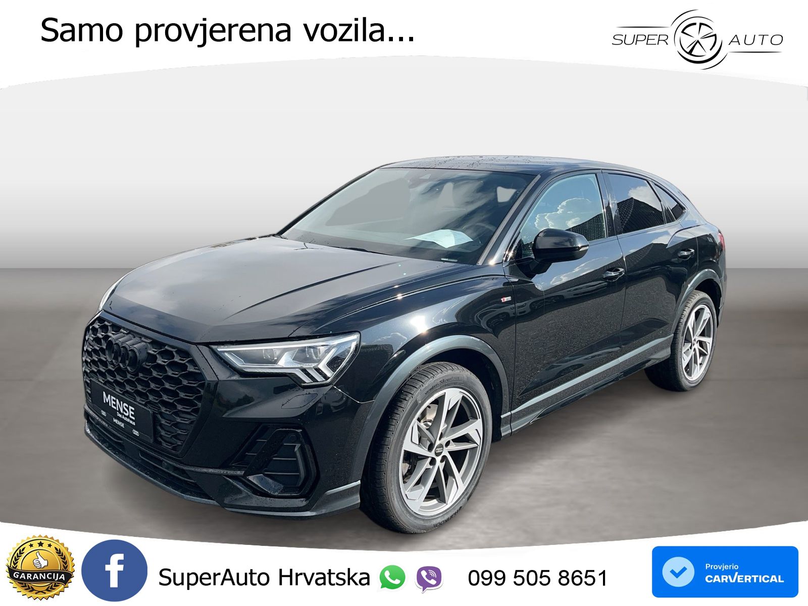 Audi Q3 Sportback 40 TDI (200 KS) quattro S tronic S line MATRIX+GR SJED+KAM