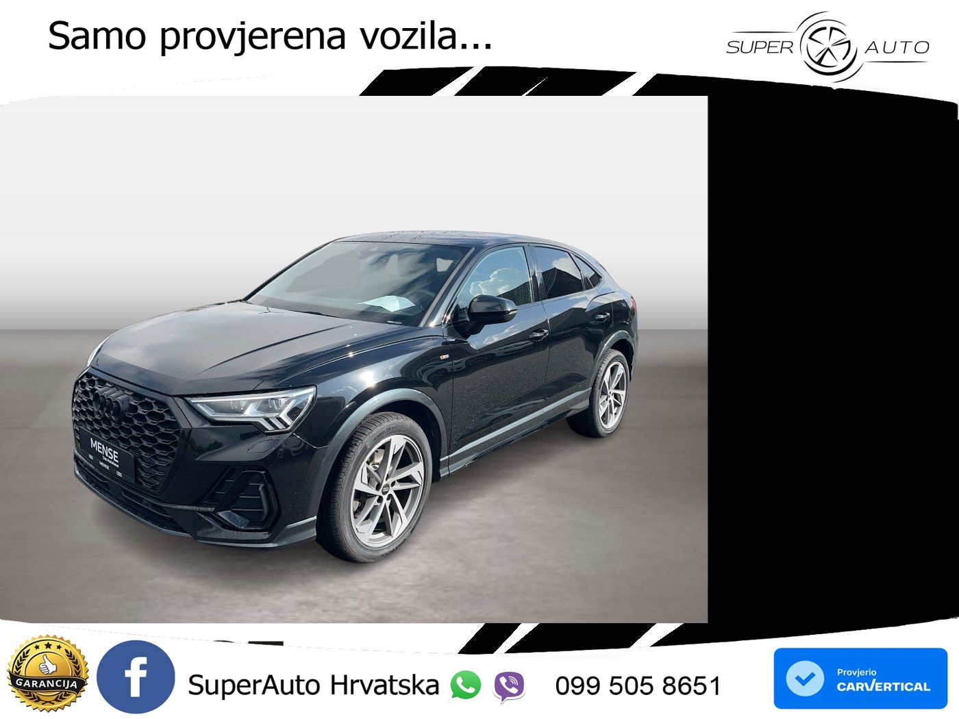 Audi Q3 Sportback 40 TDI (200 KS) quattro S tronic S line MATRIX+GR SJED+KAM