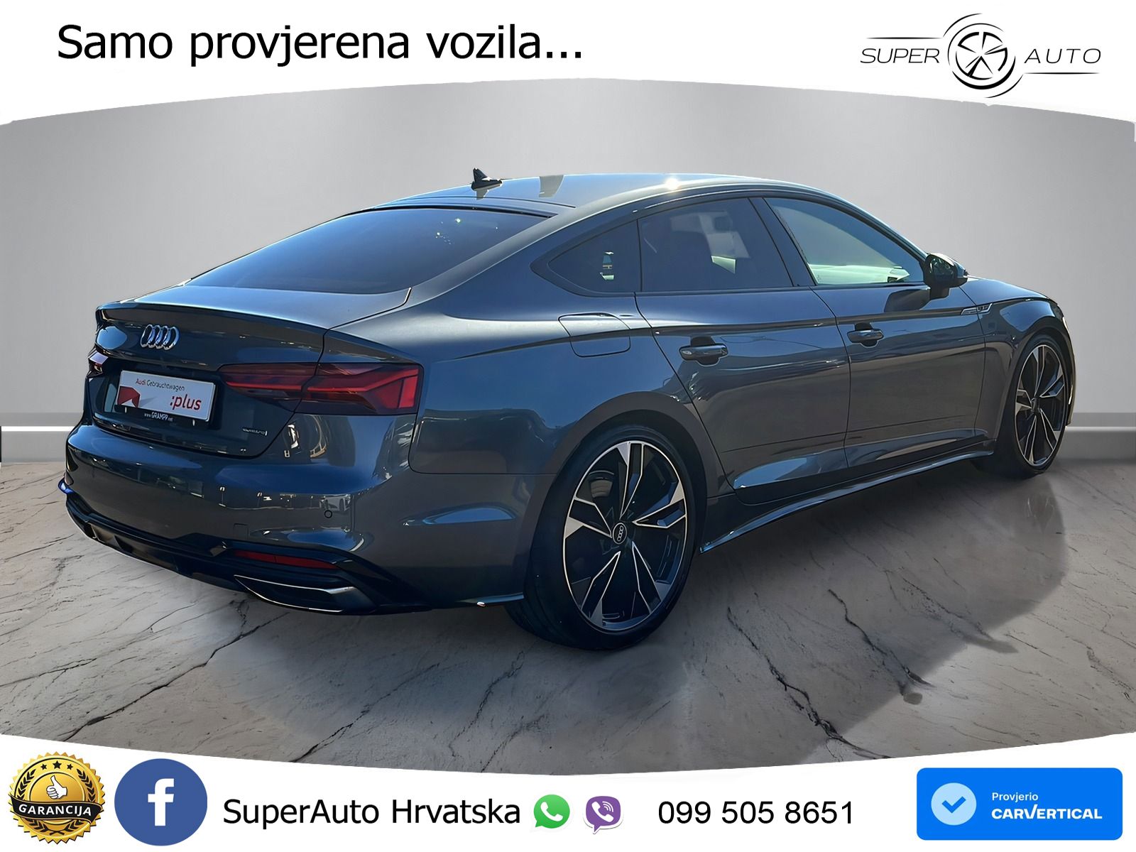 Audi A5 Sportback 40 TDI (204 KS) quattro S tronic S line MATRIX+GR SJED+KAM