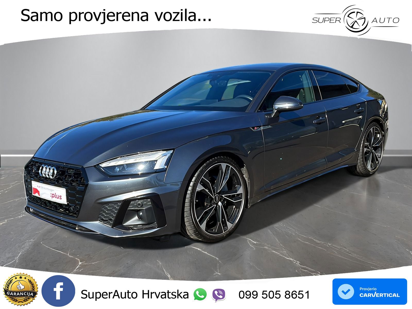 Audi A5 Sportback 40 TDI (204 KS) quattro S tronic S line MATRIX+GR SJED+KAM