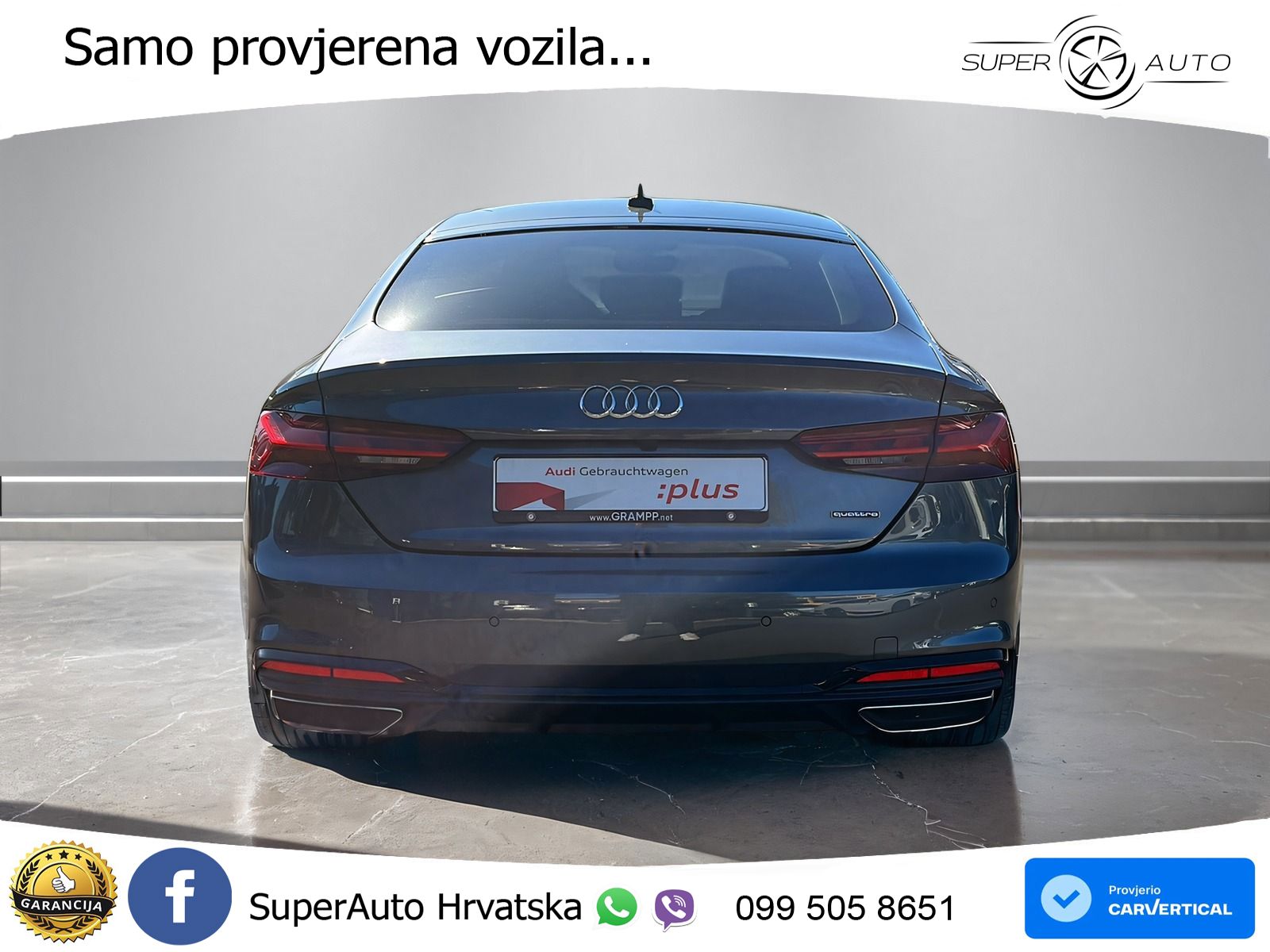 Audi A5 Sportback 40 TDI (204 KS) quattro S tronic S line MATRIX+GR SJED+KAM