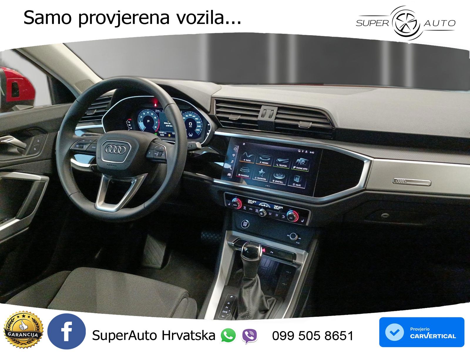 Audi Q3 35 TFSI (150 KS) S tronic advanced LED+GR SJED+ACC