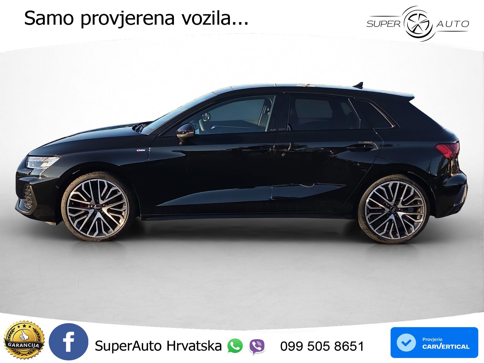 Audi A3 Sportback 40 TFSI (204 KS) quattro S tronic 2x S line MATRIX+GR SJED+KAM