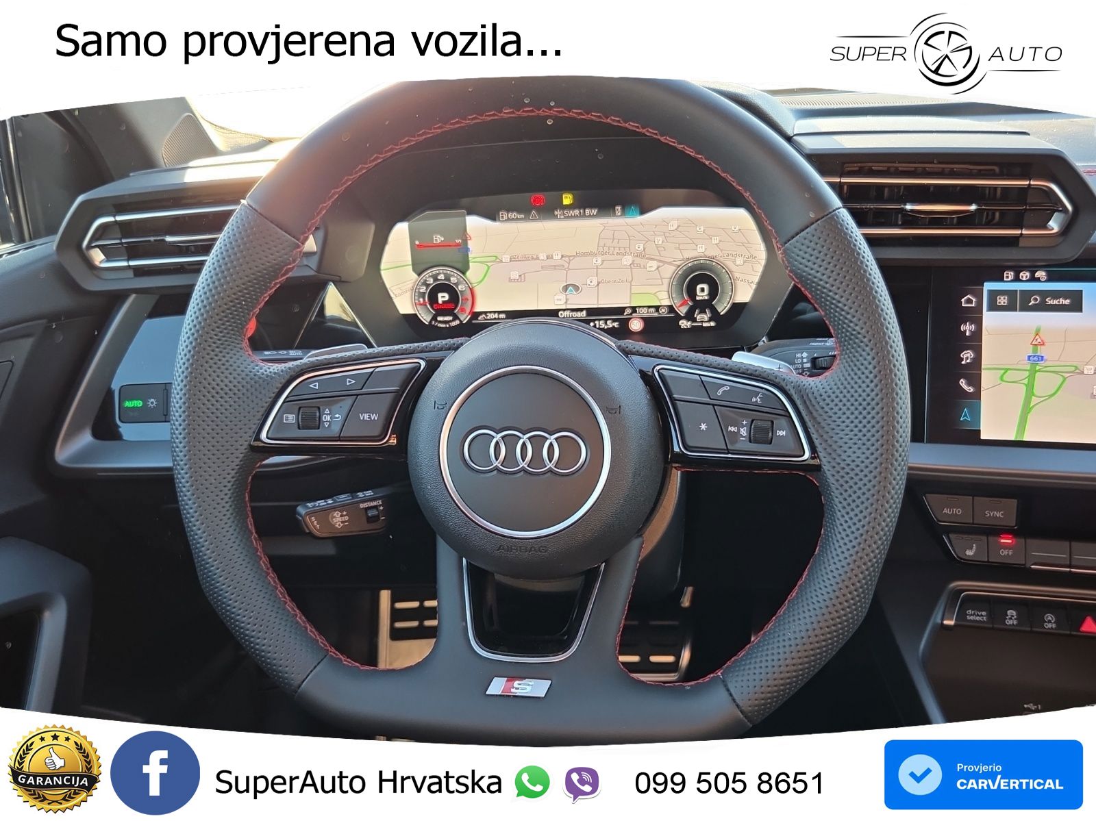 Audi A3 Sportback 40 TFSI (204 KS) quattro S tronic 2x S line MATRIX+GR SJED+KAM