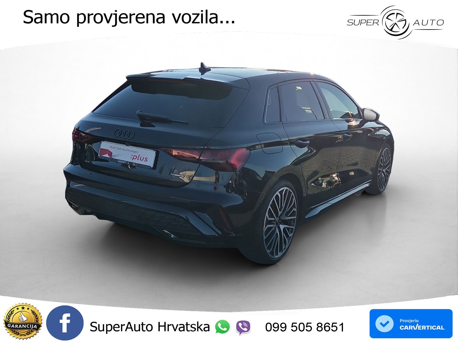 Audi A3 Sportback 40 TFSI (204 KS) quattro S tronic 2x S line MATRIX+GR SJED+KAM