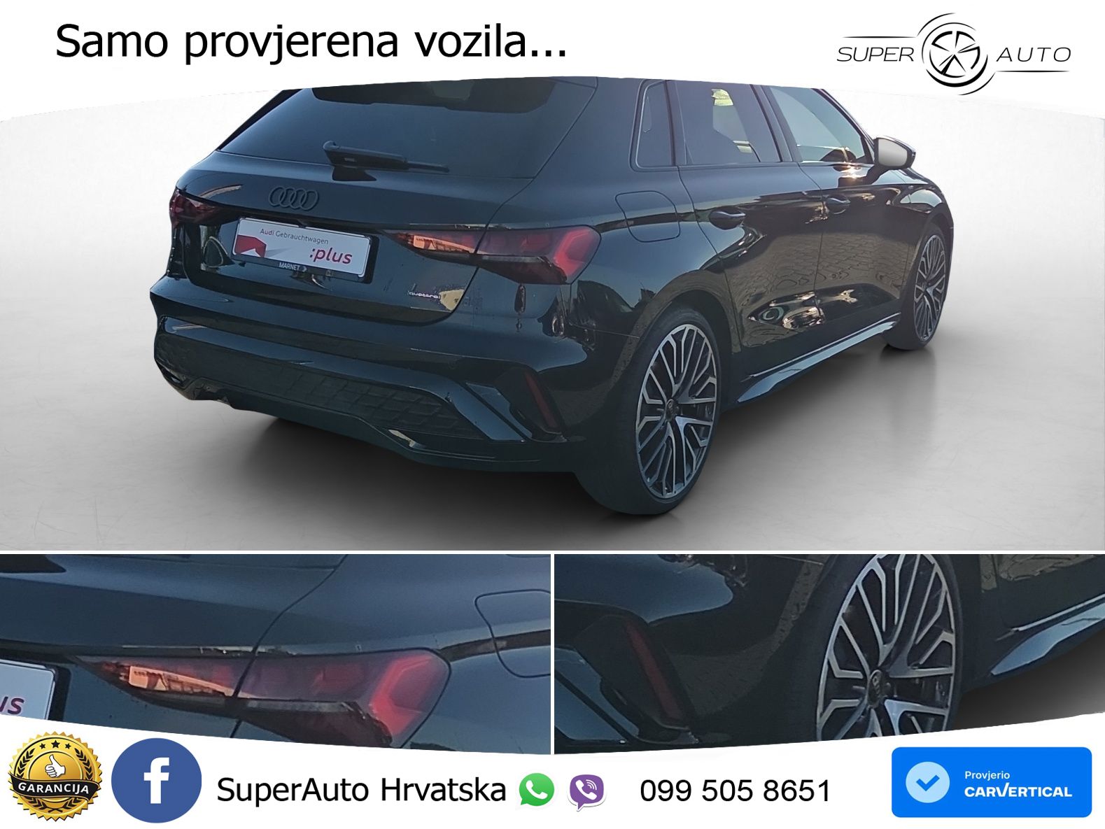 Audi A3 Sportback 40 TFSI (204 KS) quattro S tronic 2x S line MATRIX+GR SJED+KAM