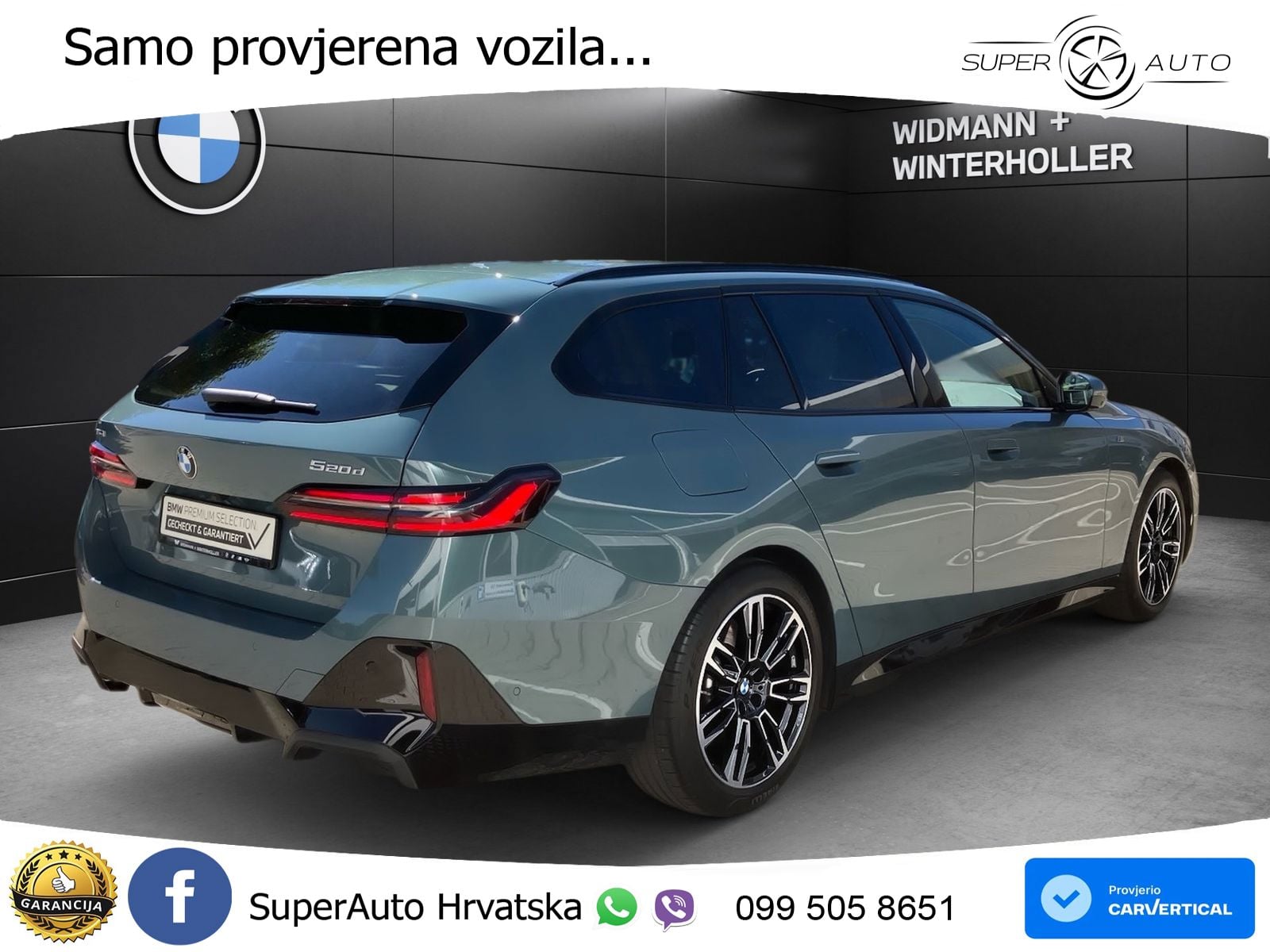 BMW 520d Touring (197 KS) xDrive Steptronic M Sport LED+GR SJED+ACC