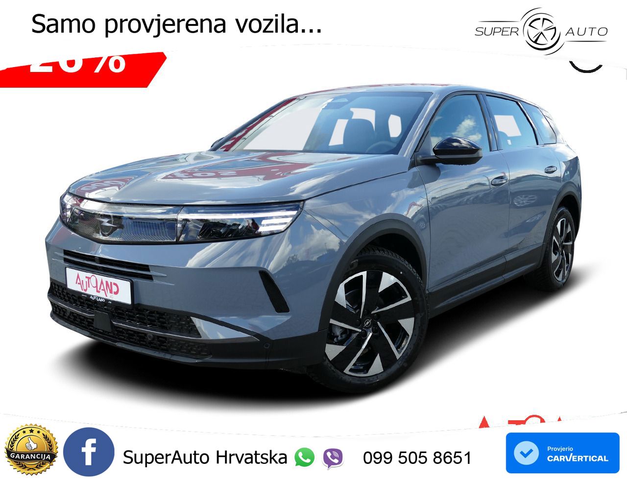 Opel Grandland 1.2 Turbo (145 KS) Hybrid eDCT LED+GR SJED+ACC