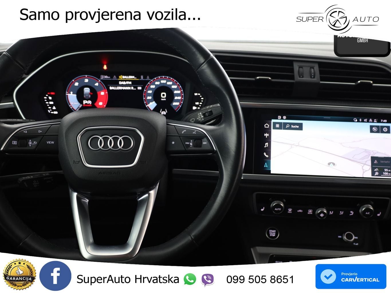 Audi Q3 Sportback 35 TDI (150 KS) S tronic S line LED+GR SJED+ACC