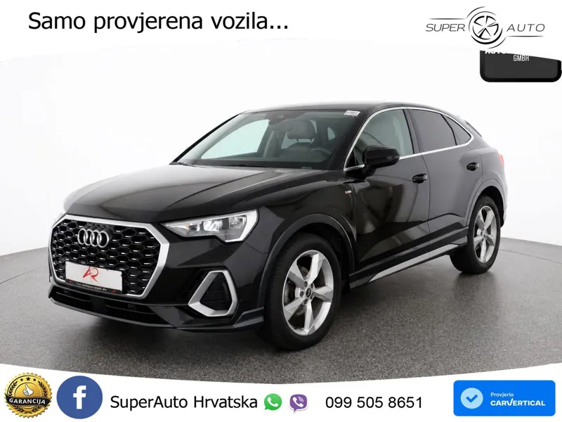 Audi Q3 Sportback 35 TDI (150 KS) S tronic S line LED+GR SJED+ACC