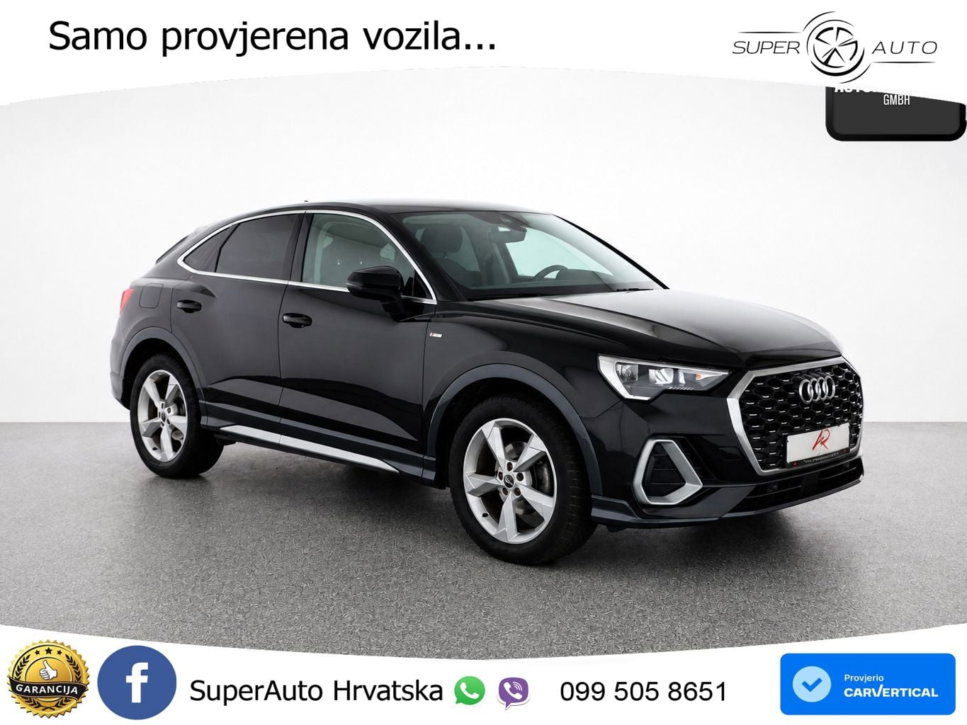 Audi Q3 Sportback 35 TDI (150 KS) S tronic S line LED+GR SJED+ACC