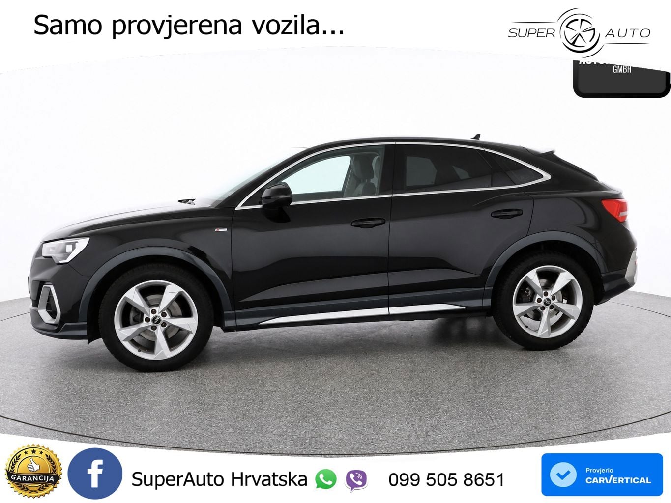 Audi Q3 Sportback 35 TDI (150 KS) S tronic S line LED+GR SJED+ACC