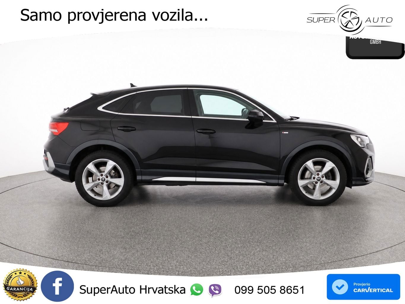 Audi Q3 Sportback 35 TDI (150 KS) S tronic S line LED+GR SJED+ACC