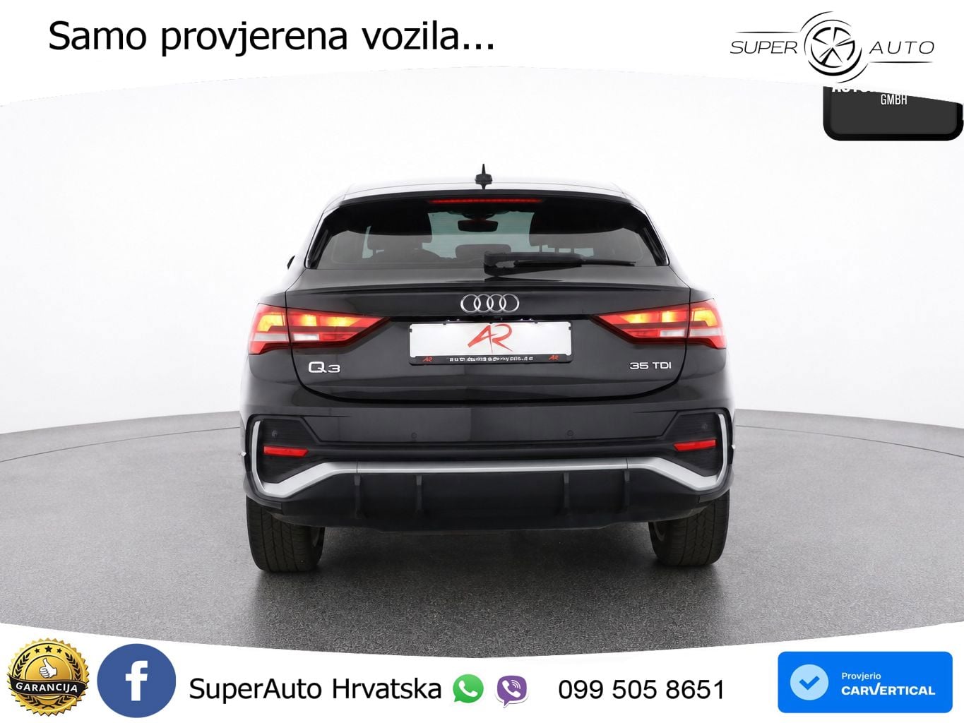 Audi Q3 Sportback 35 TDI (150 KS) S tronic S line LED+GR SJED+ACC