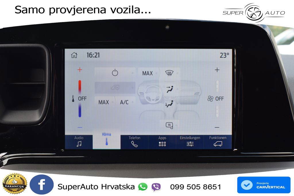 Ford Transit Courier Trend 1,0 EcoBoost LED, Kamera 125 KS