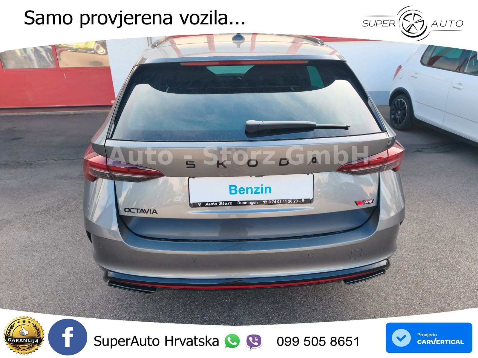 Škoda Octavia Combi RS 2.0 TSI (265 KS) DSG MATRIX+GR SJED+KAM