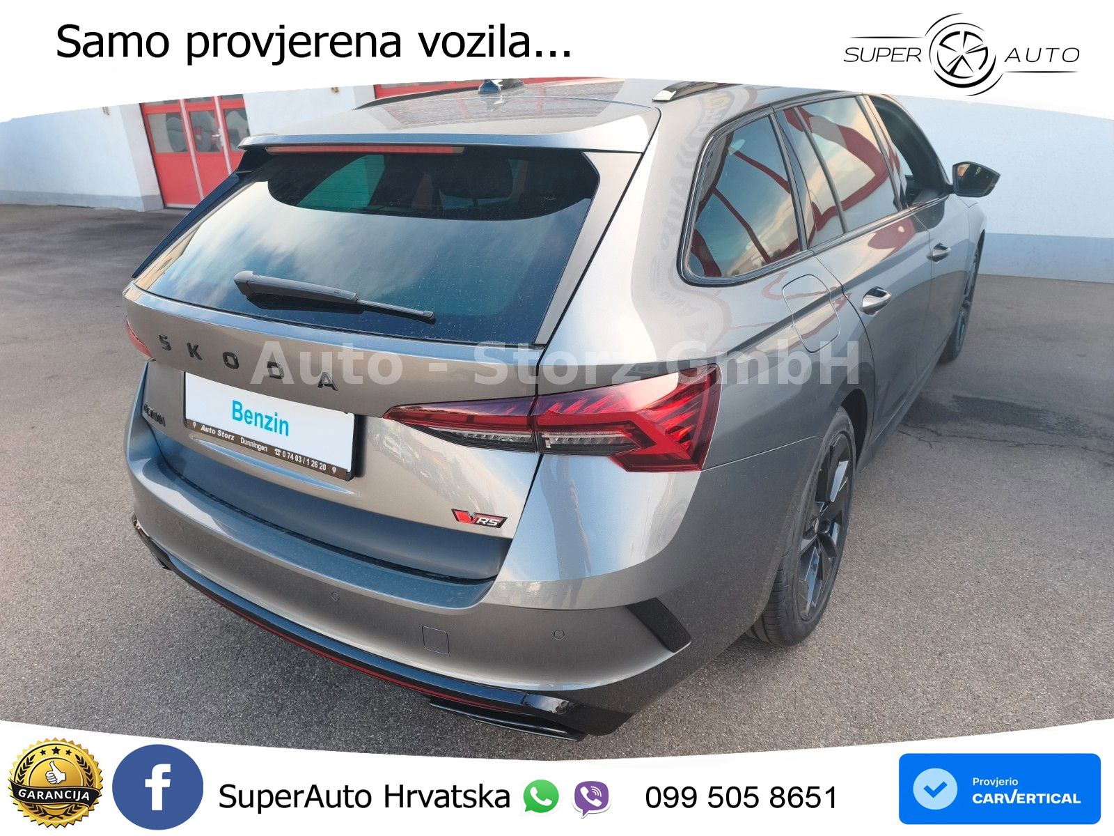 Škoda Octavia Combi RS 2.0 TSI (265 KS) DSG MATRIX+GR SJED+KAM