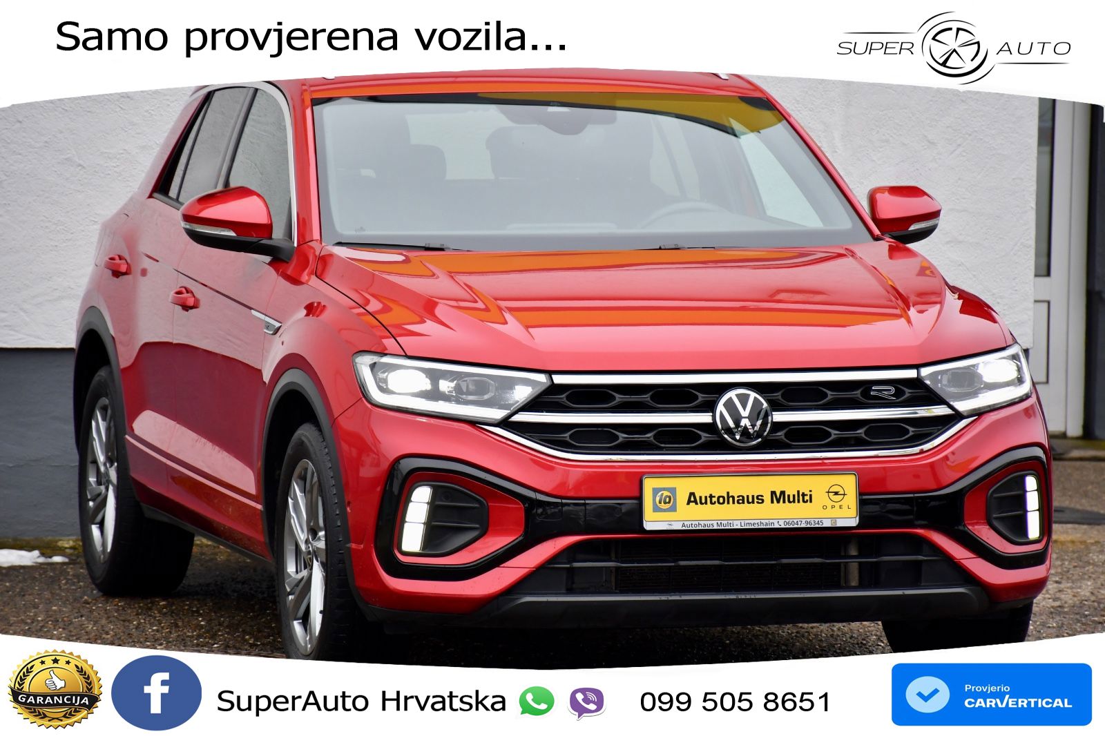 Volkswagen T-Roc I 2.0 TDI (150 KS) DSG LED+GR SJED+ACC