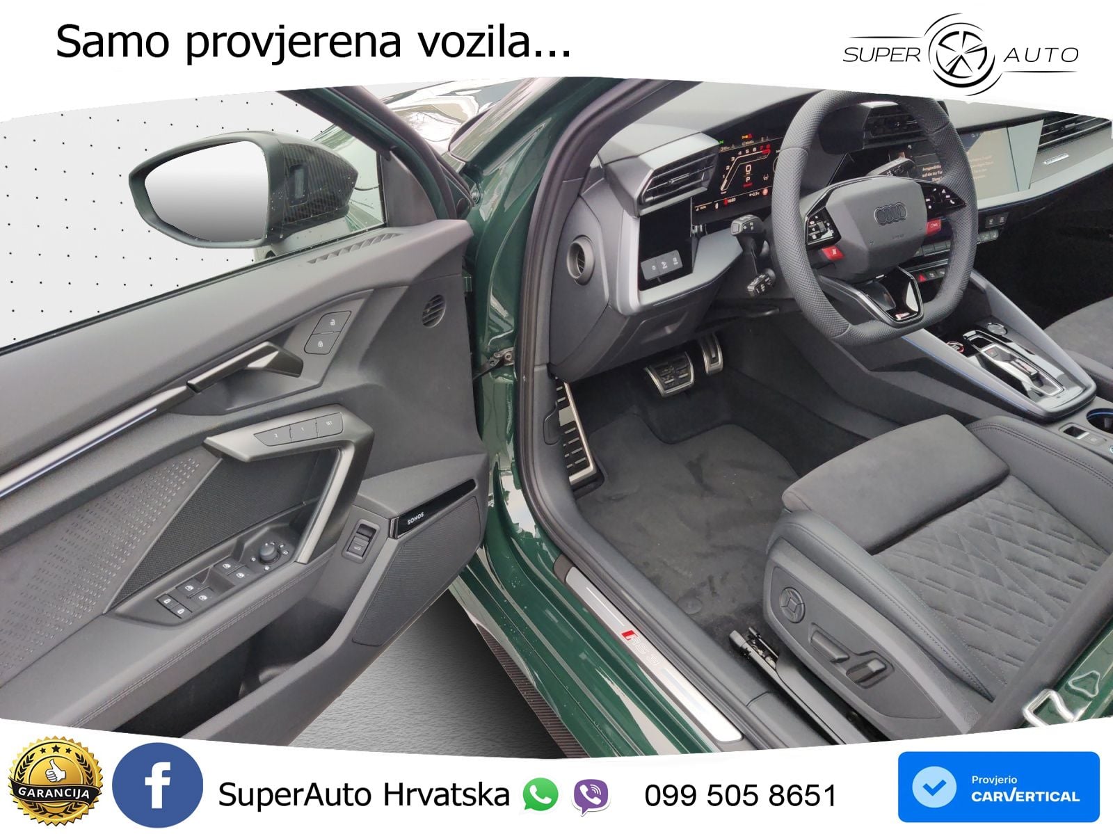 Audi RS3 Sedan 2.5 TFSI (400 KS) quattro S tronic LED+GR SJED+ACC