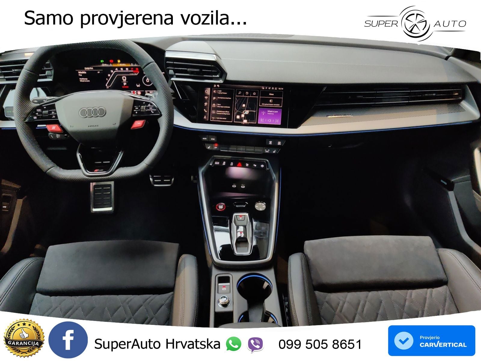 Audi RS3 Sedan 2.5 TFSI (400 KS) quattro S tronic LED+GR SJED+ACC