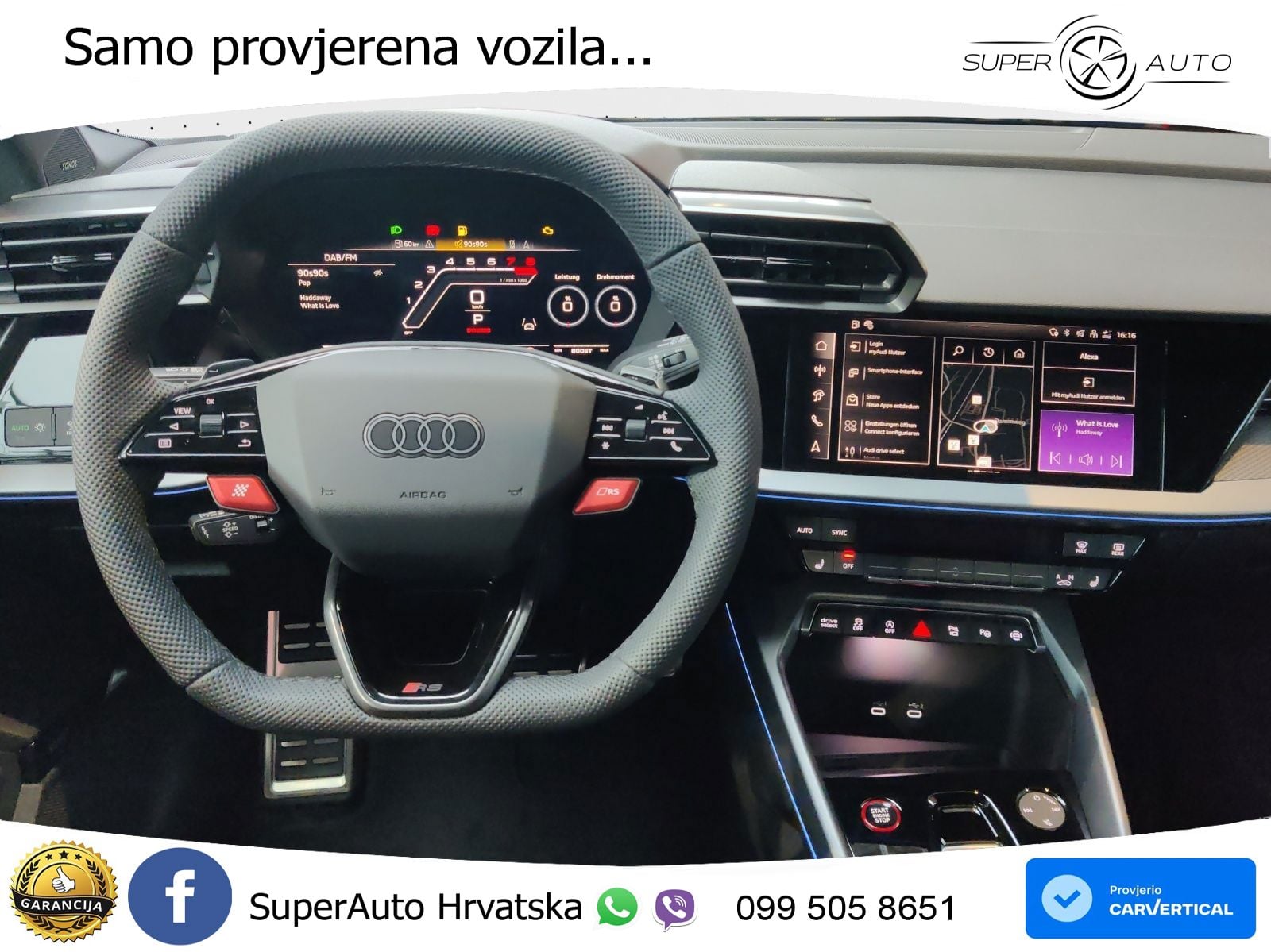 Audi RS3 Sedan 2.5 TFSI (400 KS) quattro S tronic LED+GR SJED+ACC