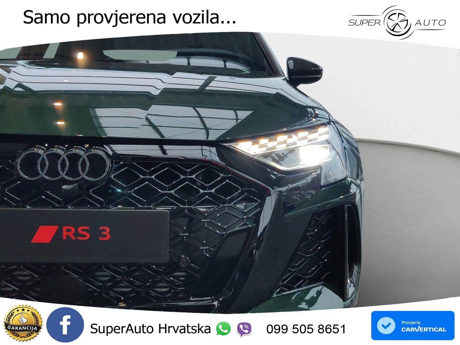 Audi RS3 Sedan 2.5 TFSI (400 KS) quattro S tronic LED+GR SJED+ACC