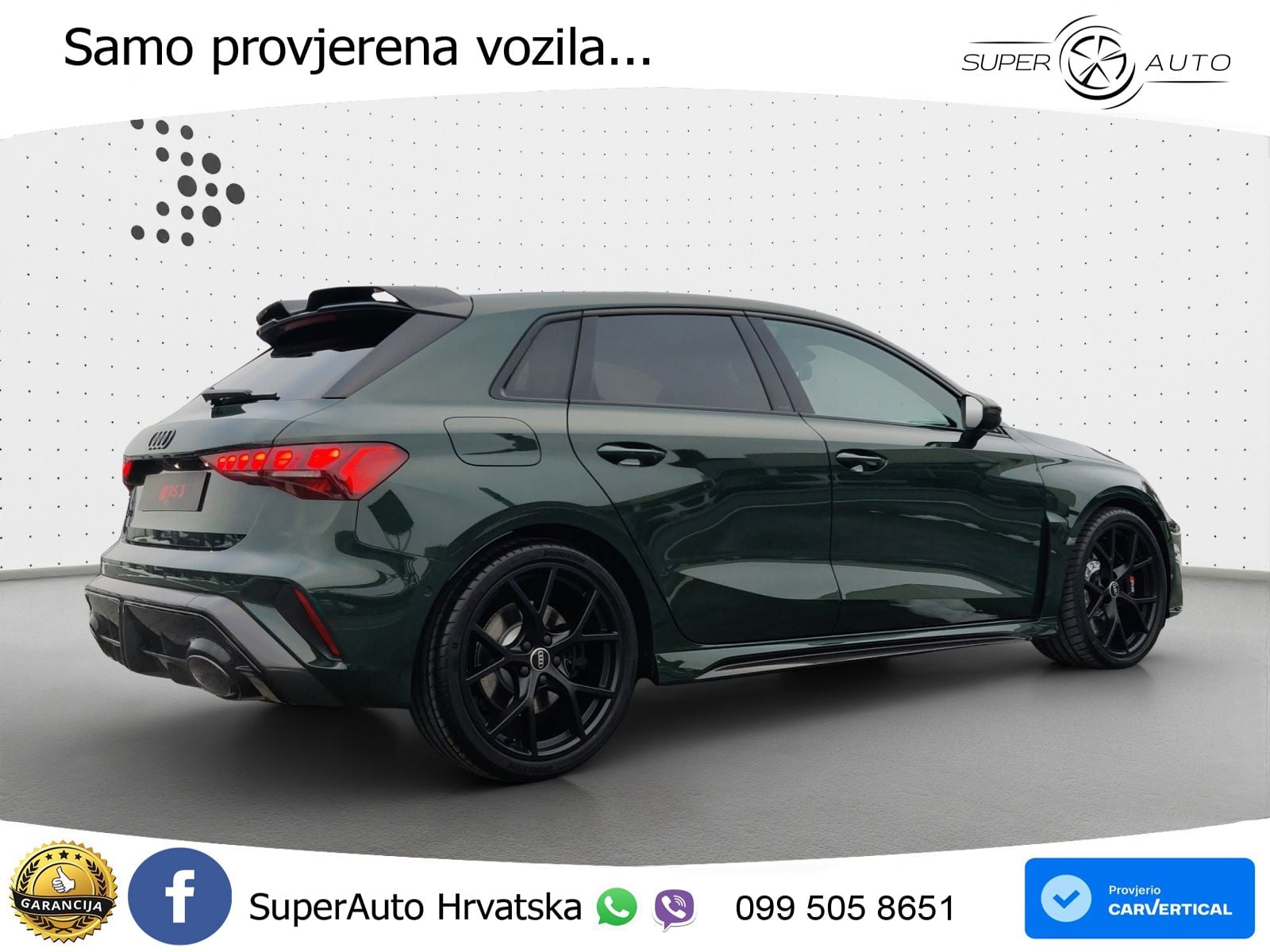 Audi RS3 Sedan 2.5 TFSI (400 KS) quattro S tronic LED+GR SJED+ACC